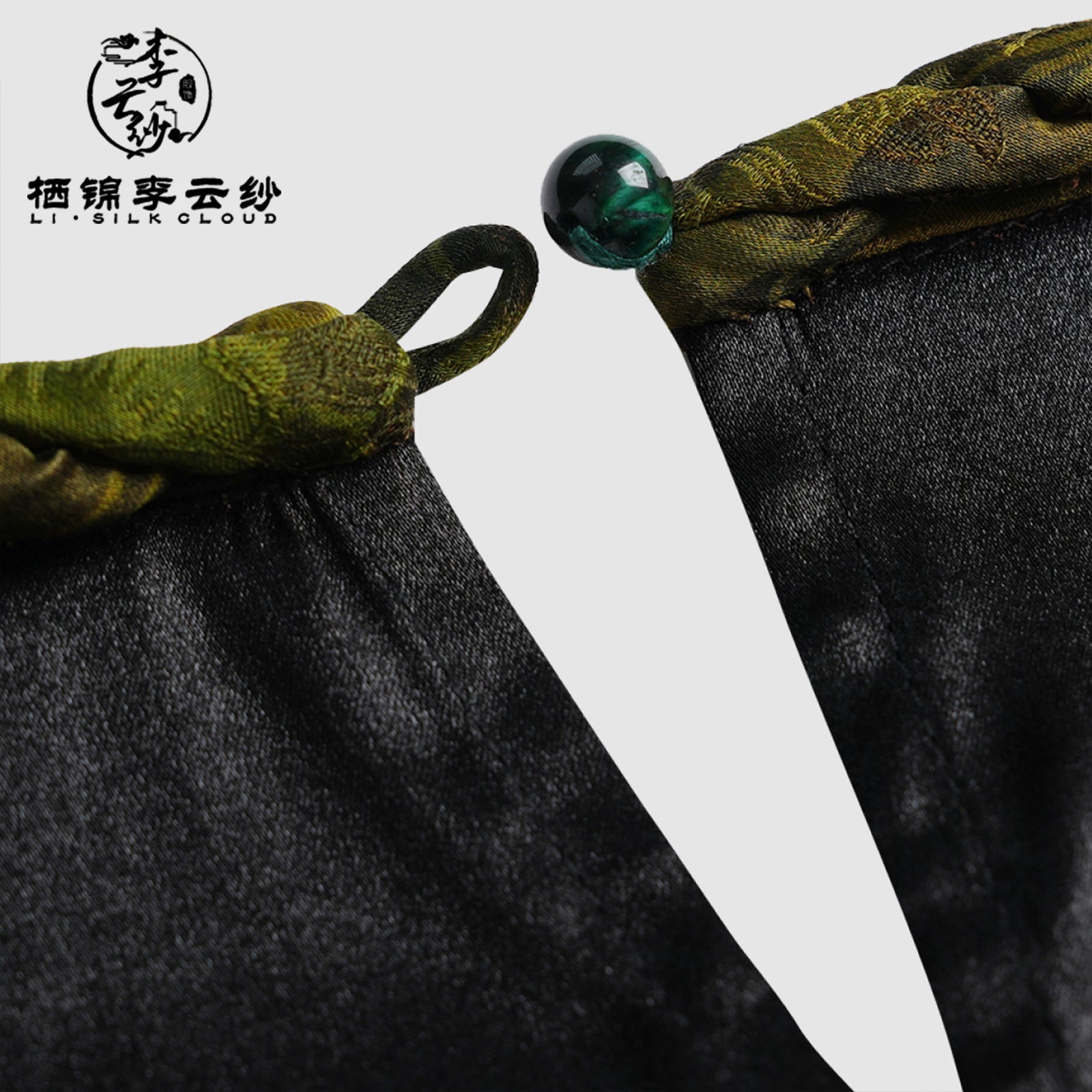 Short Sleeve Blouse - Mulberry Silk Fabric, Chinese Style Casual Guangdong Black Pearl Gambiered Guangdong Gauze xiangyunsha