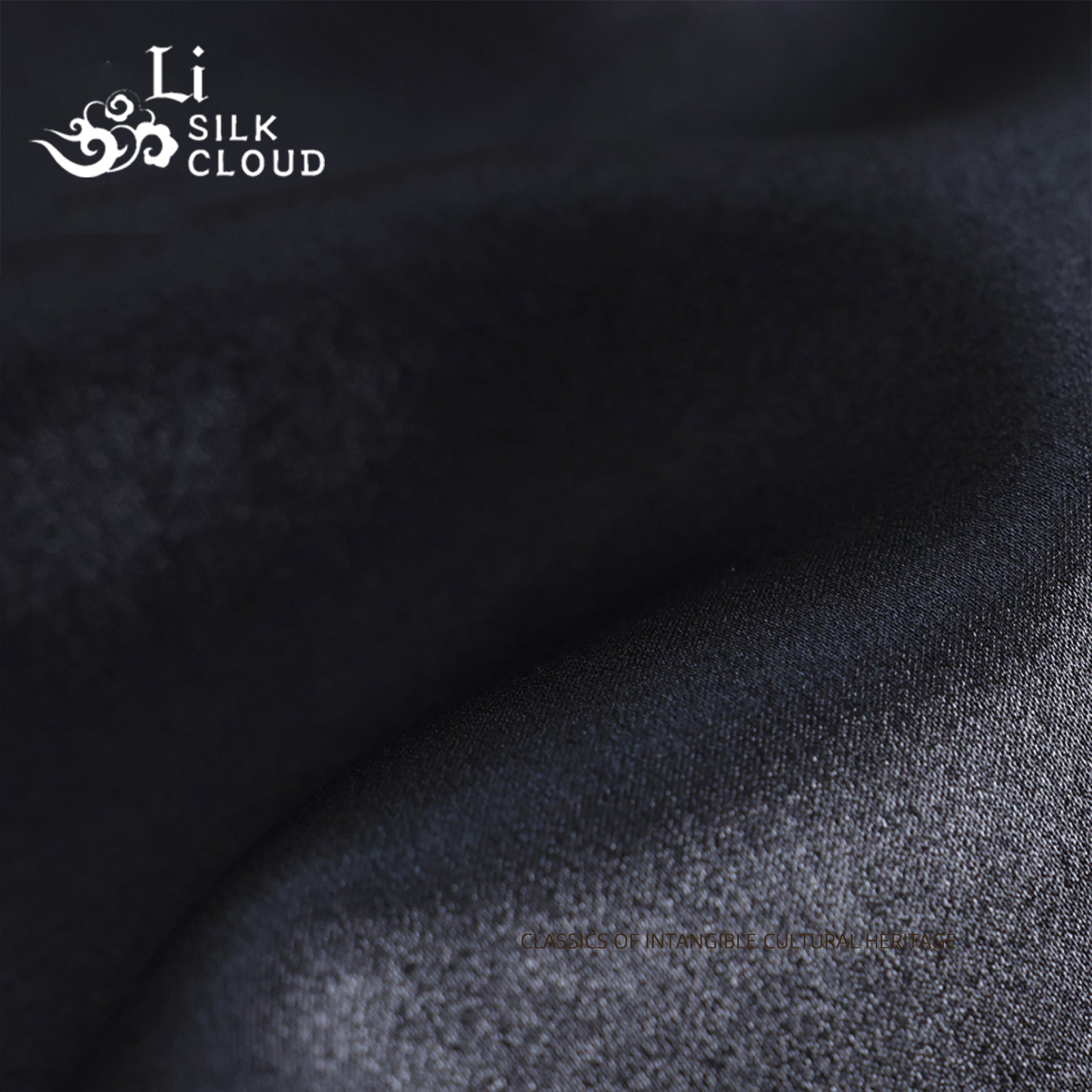 New Chinese-style Xiangyunsha top Jade green handmade rope knot Cloud-feel fabric Guangdong Black Pear Gambiered Guangdong Gauze xiangyunsha