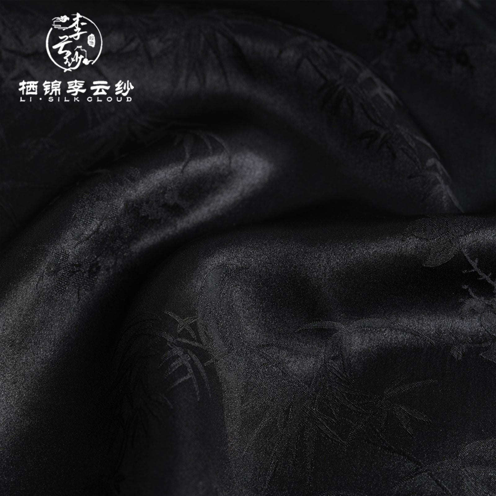 Outerwear，100% Mulberry Silk， Chinese Style Long Sleeve，Soft Guangdong Black Pearl Gambiered Guangdong Gauze xiangyunsha