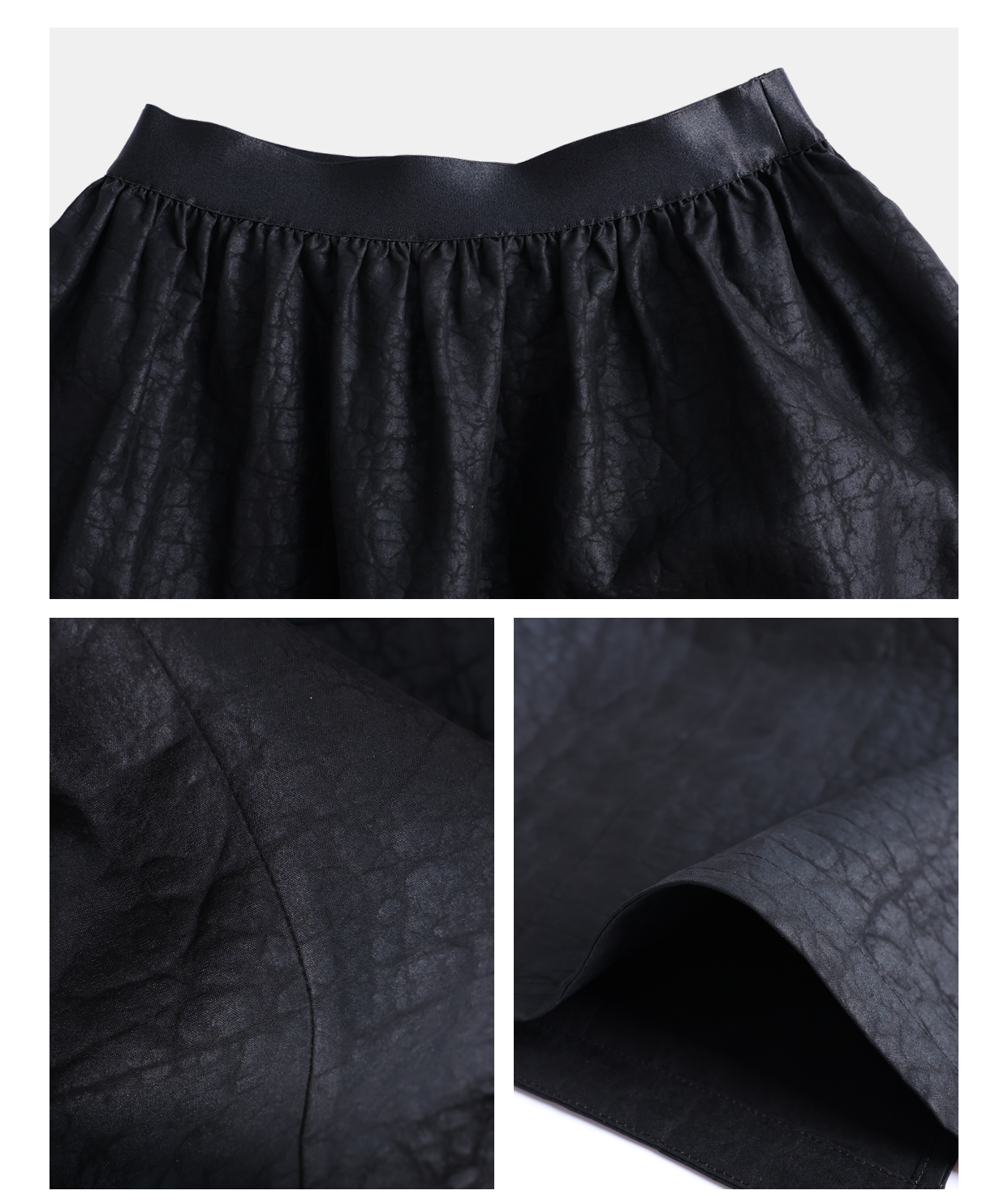 Xiangyunsha Half-Skirt | Slightly Split Design for a Flowing Graceful Stride Guangdong Black Pearl Gambiered Guangdong Gauze xiangyunsha
