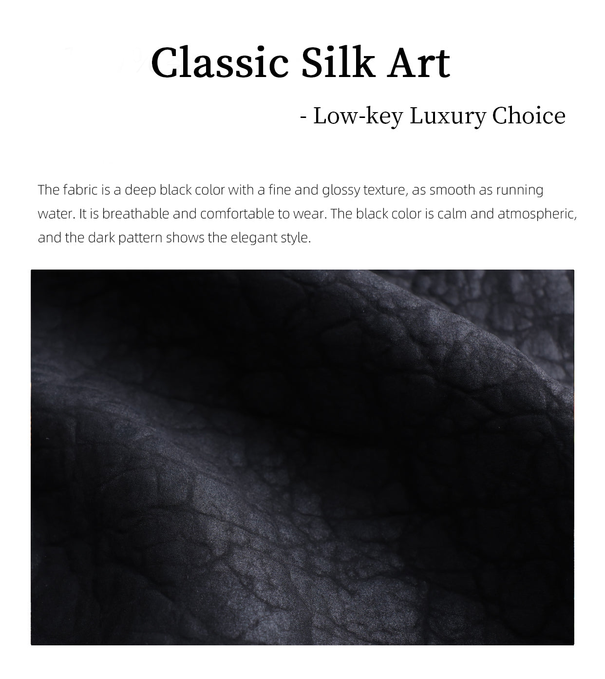 Xiangyunsha Half-Skirt | Slightly Split Design for a Flowing Graceful Stride Guangdong Black Pearl Gambiered Guangdong Gauze xiangyunsha
