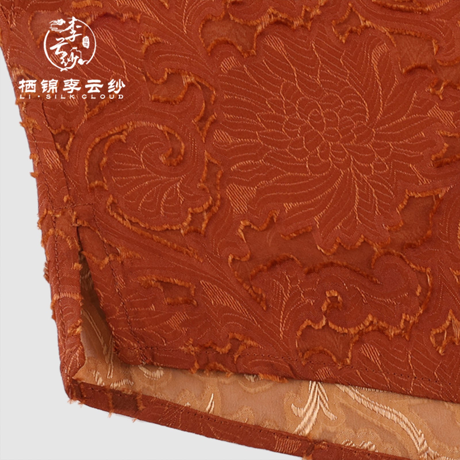 Hand-Embroidered Jacket pure Silk Xiangyunsha Chinesestyle | Adjustable Knots + 3D Drape Guangdong Black PearlGambiered Guangdong Gauze xiangyunsha Soft Go
