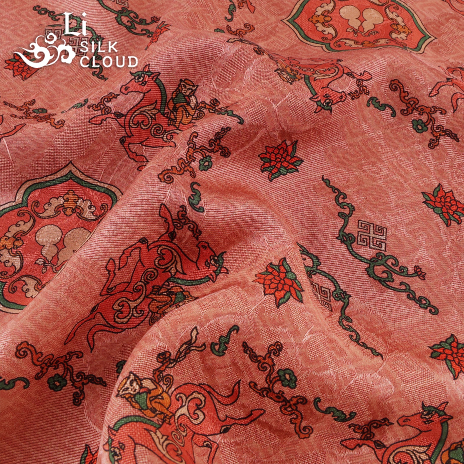 Top, Silk Texture, Dual-Use for Commute & Leisure Guangdong Black Pearl Gambiered Guangdong Gauze xiangyunsha