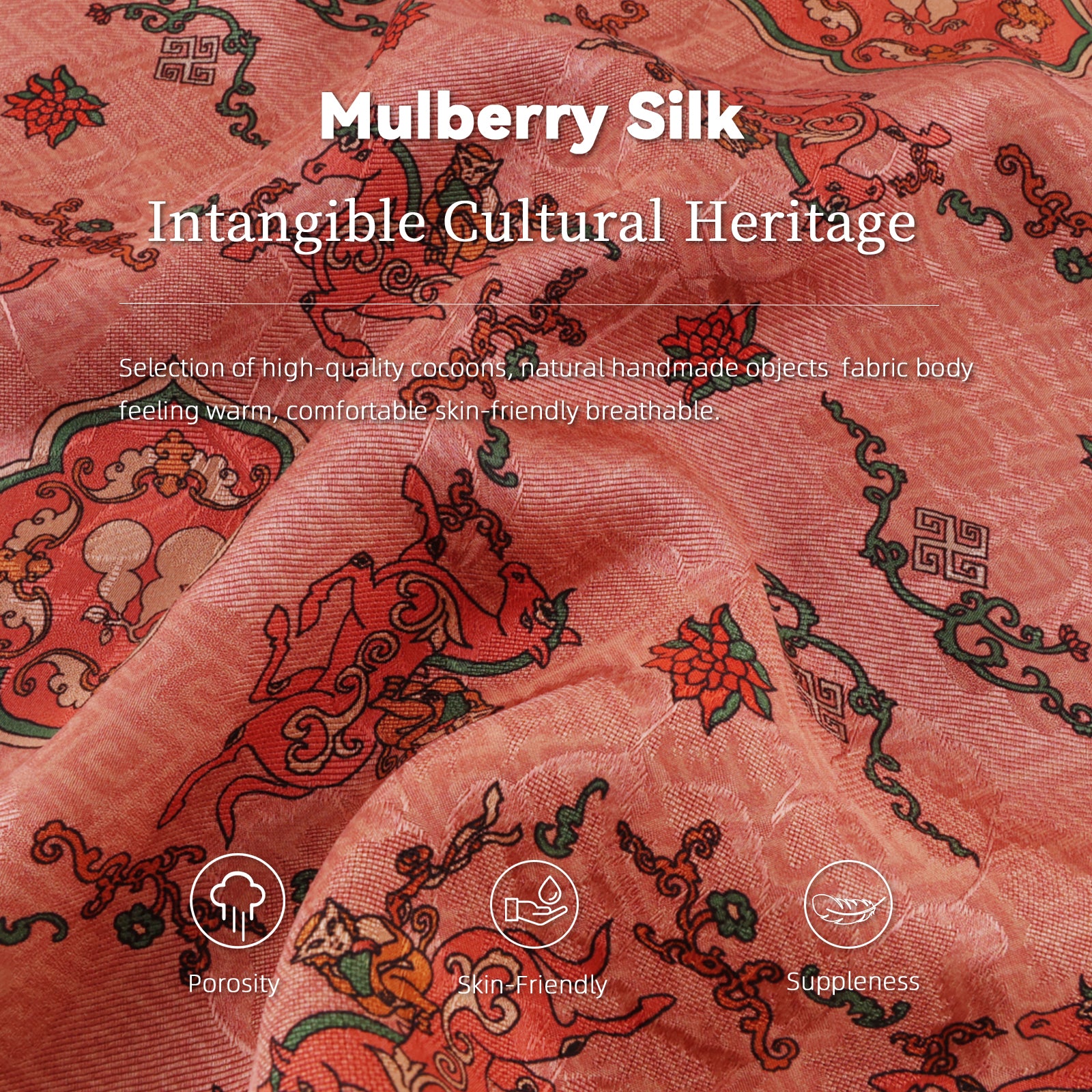 Top, Silk Texture, Dual-Use for Commute & Leisure Guangdong Black Pearl Gambiered Guangdong Gauze xiangyunsha