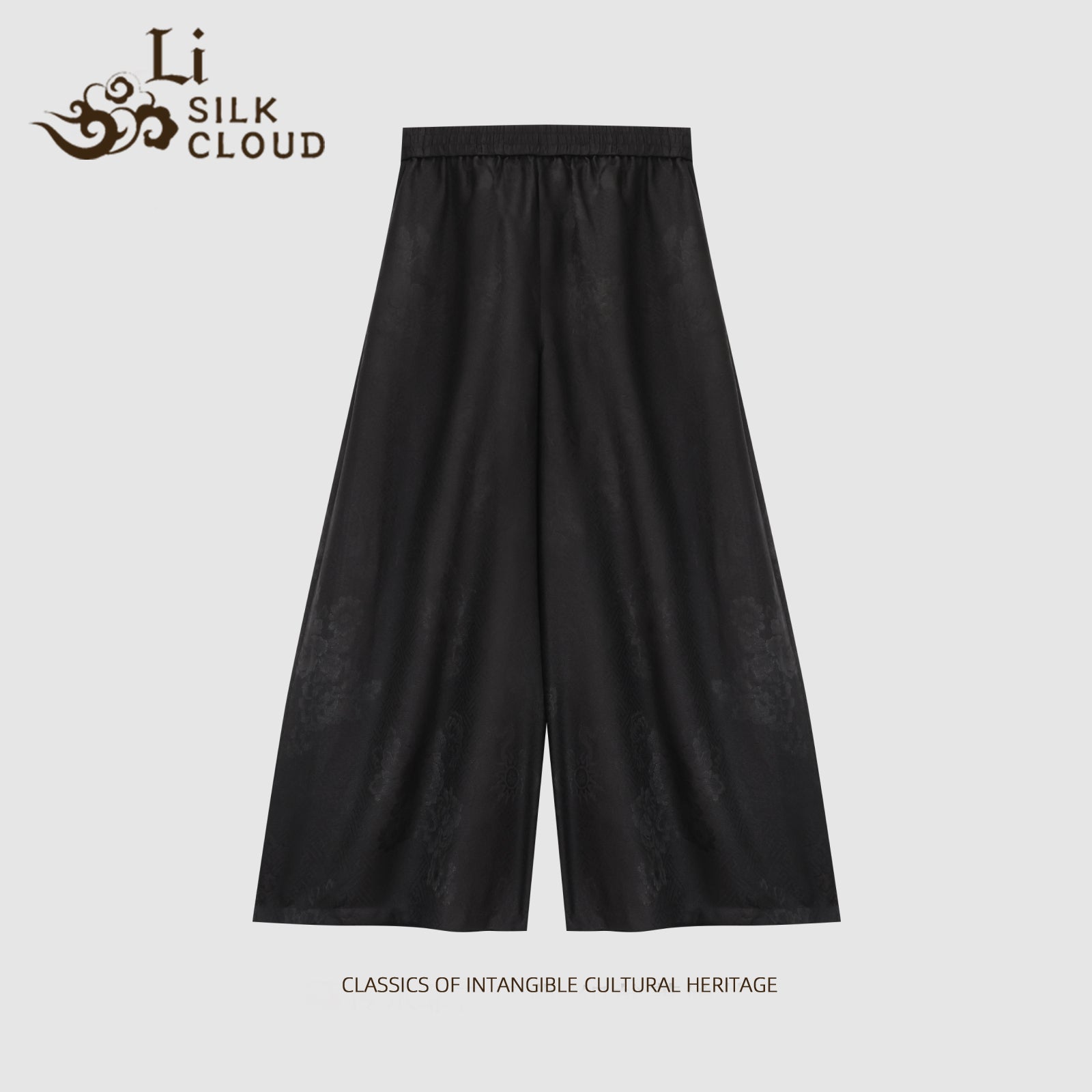 Pants, Silk Blend, Windproof & Non-Stuffy, Top Choice for Early Autumn Commute Guangdong Black Pearl Gambiered Guangdong Gauze xiangyunsha