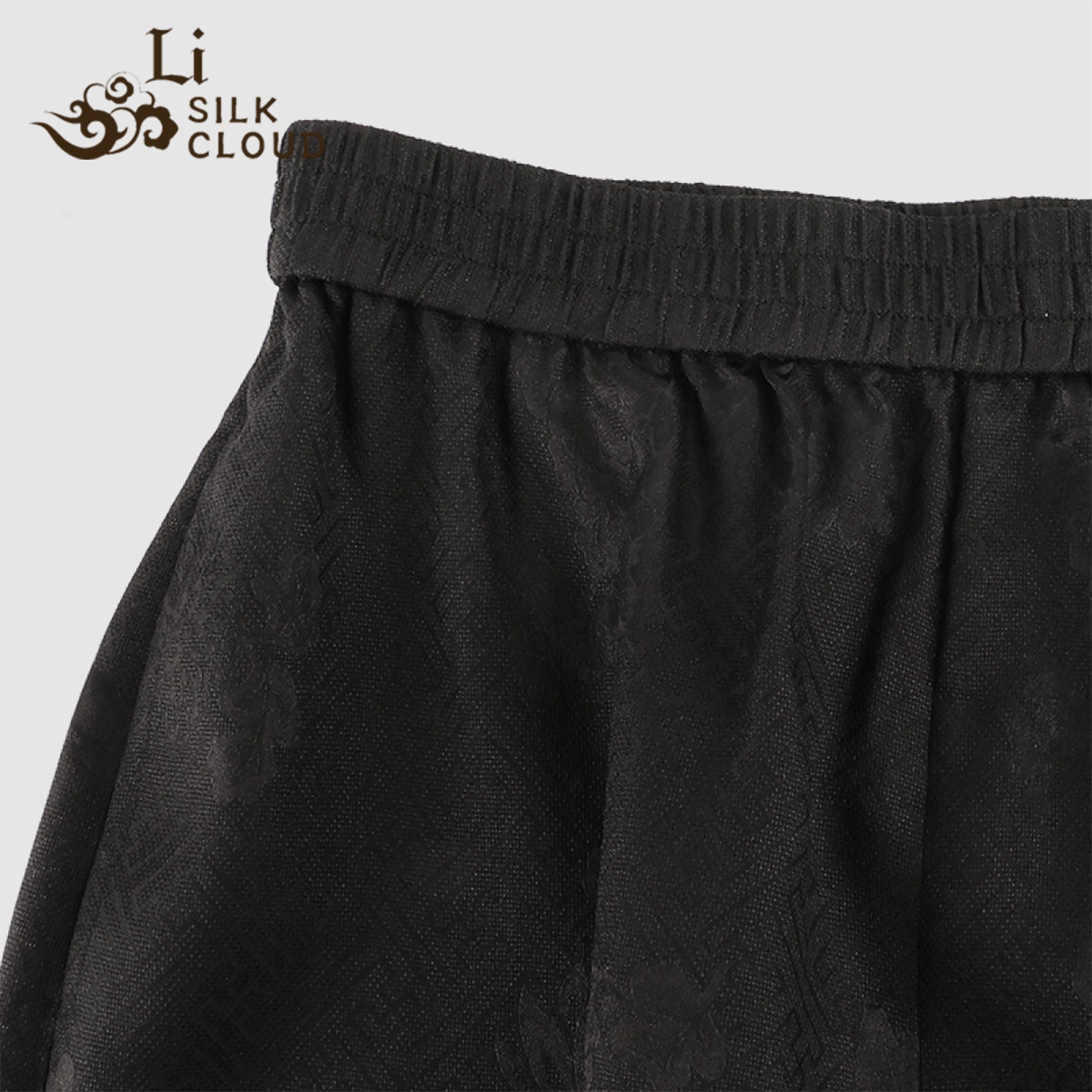 Pants, Silk Blend, Windproof & Non-Stuffy, Top Choice for Early Autumn Commute Guangdong Black Pearl Gambiered Guangdong Gauze xiangyunsha