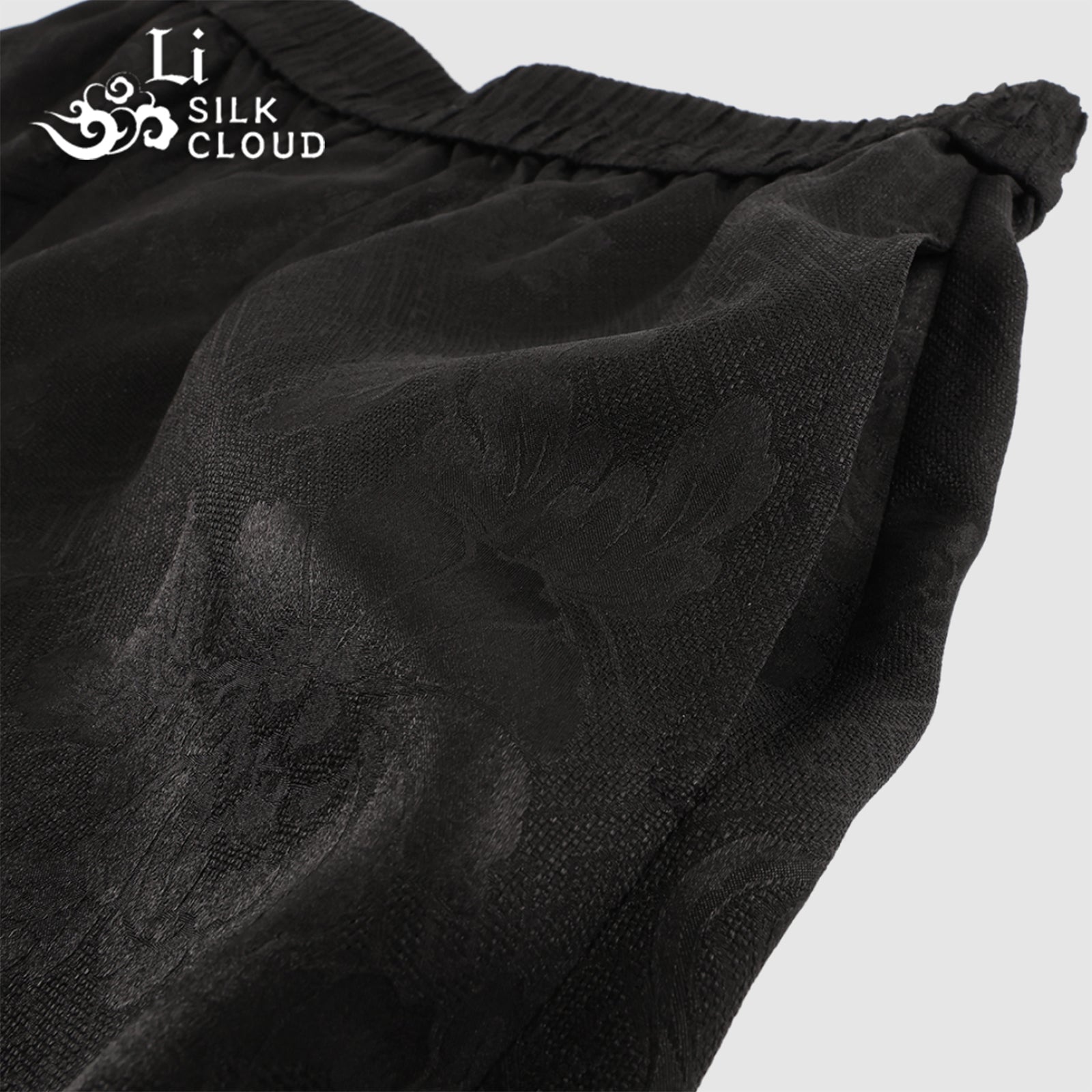 Pants, Silk Blend, Windproof & Non-Stuffy, Top Choice for Early Autumn Commute Guangdong Black Pearl Gambiered Guangdong Gauze xiangyunsha