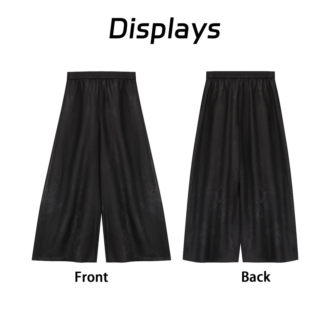 Pants, Silk Blend, Windproof & Non-Stuffy, Top Choice for Early Autumn Commute Guangdong Black Pearl Gambiered Guangdong Gauze xiangyunsha