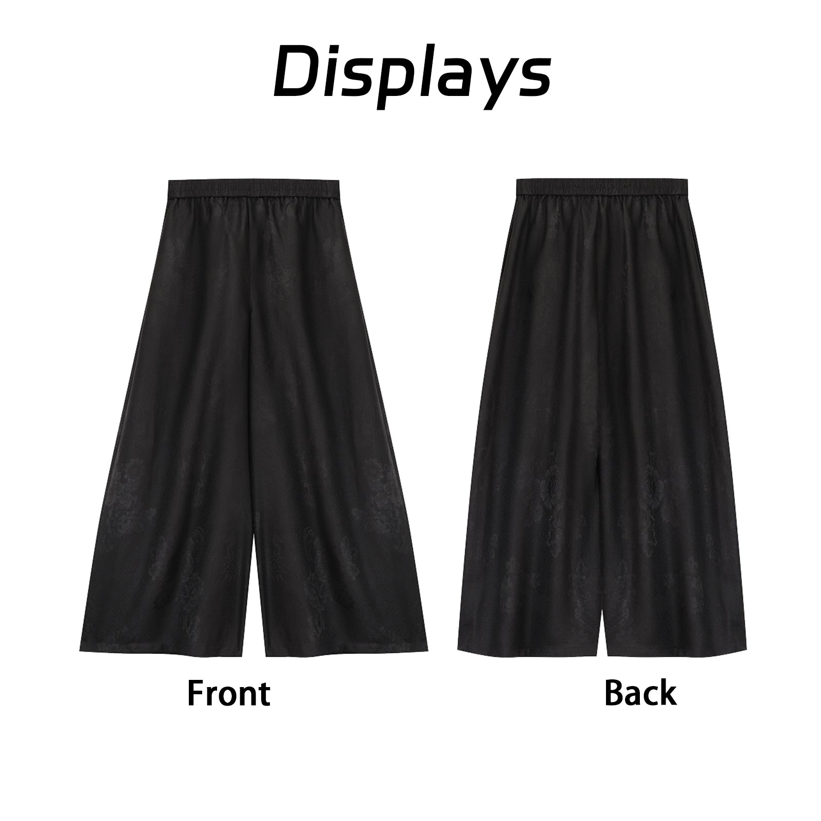 Pants, Silk Blend, Windproof & Non-Stuffy, Top Choice for Early Autumn Commute Guangdong Black Pearl Gambiered Guangdong Gauze xiangyunsha