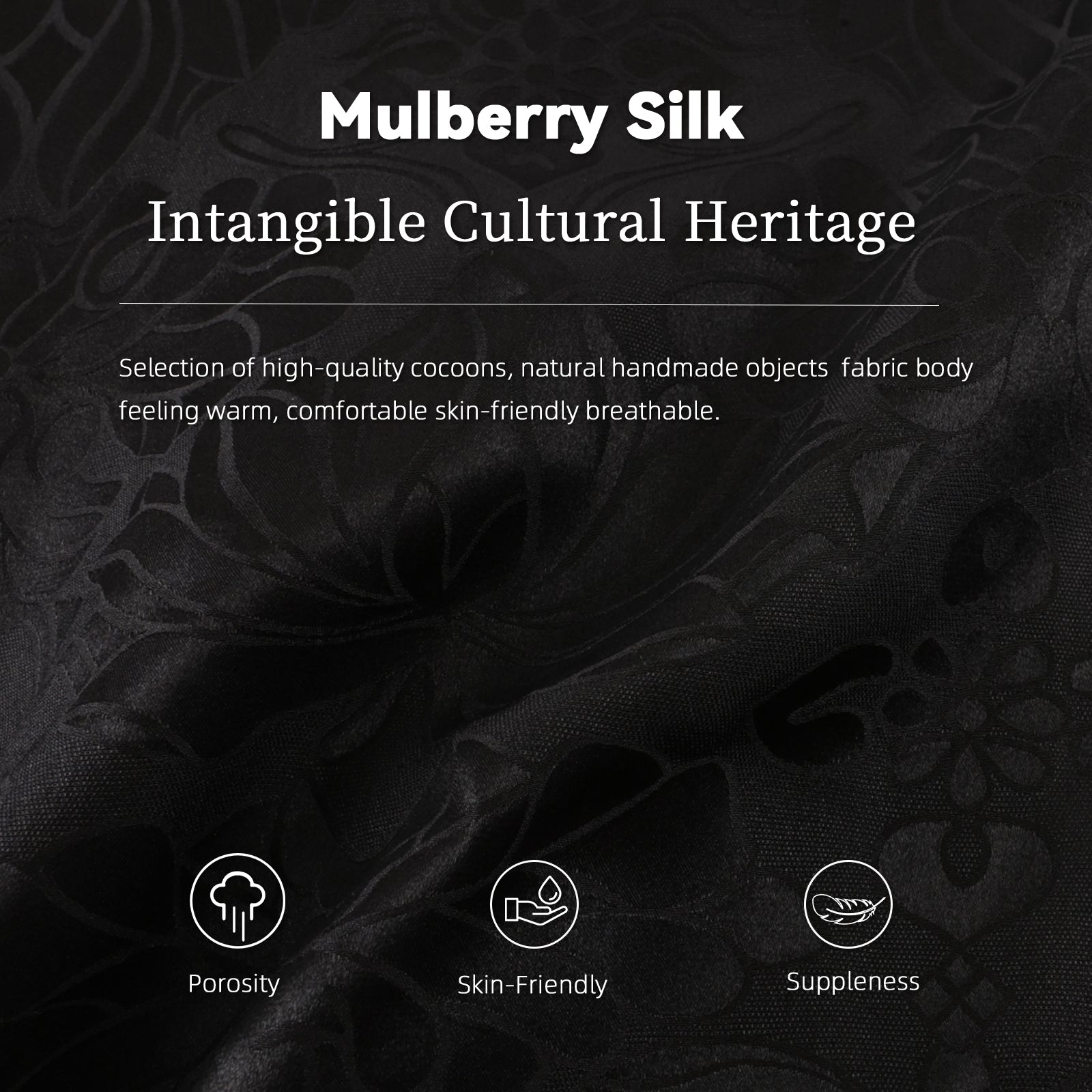 Top, Natural Tuberose Dye, Retro & Elegant Guangdong Black Pearl Gambiered Guangdong Gauze xiangyunsha