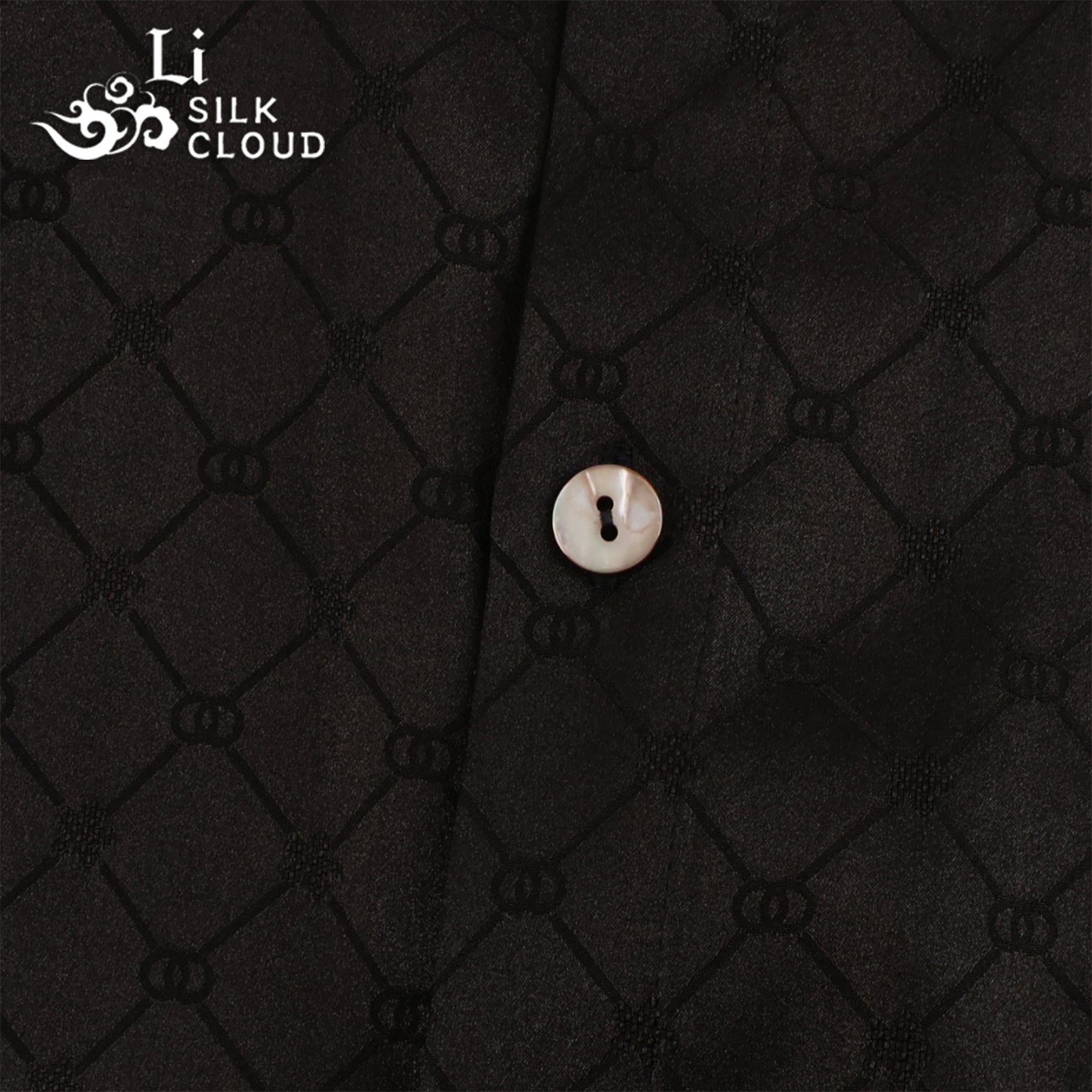 Top, Natural Tuberose Dye, Retro & Elegant Guangdong Black Pearl Gambiered Guangdong Gauze xiangyunsha