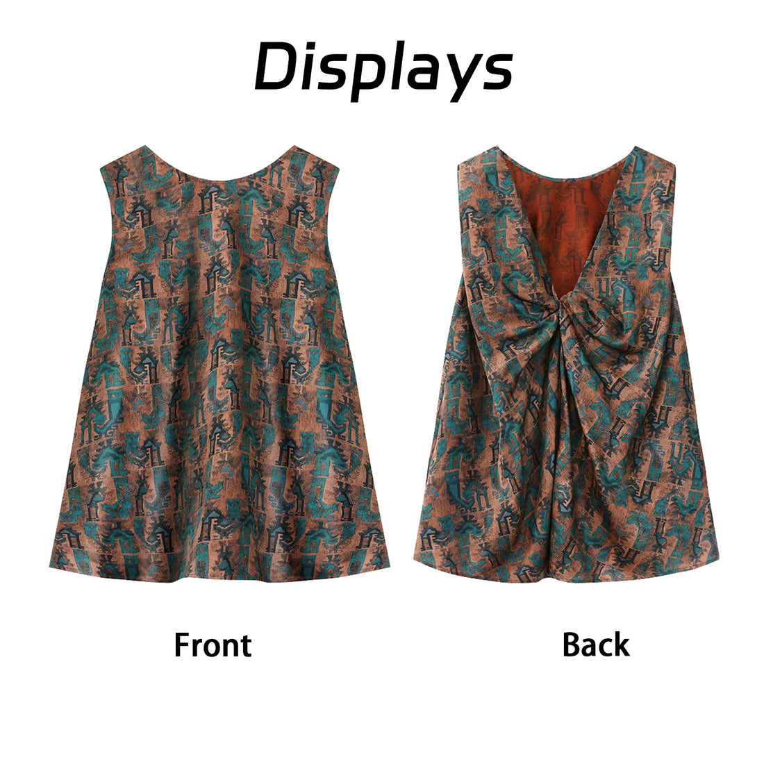 Vest, Neat Cutting, Slimming & Highlights Waistline, Looks Elegant with Wide-Leg Pants Guangdong Black Pearl Gambiered Guangdong Gauze xiangyunsha