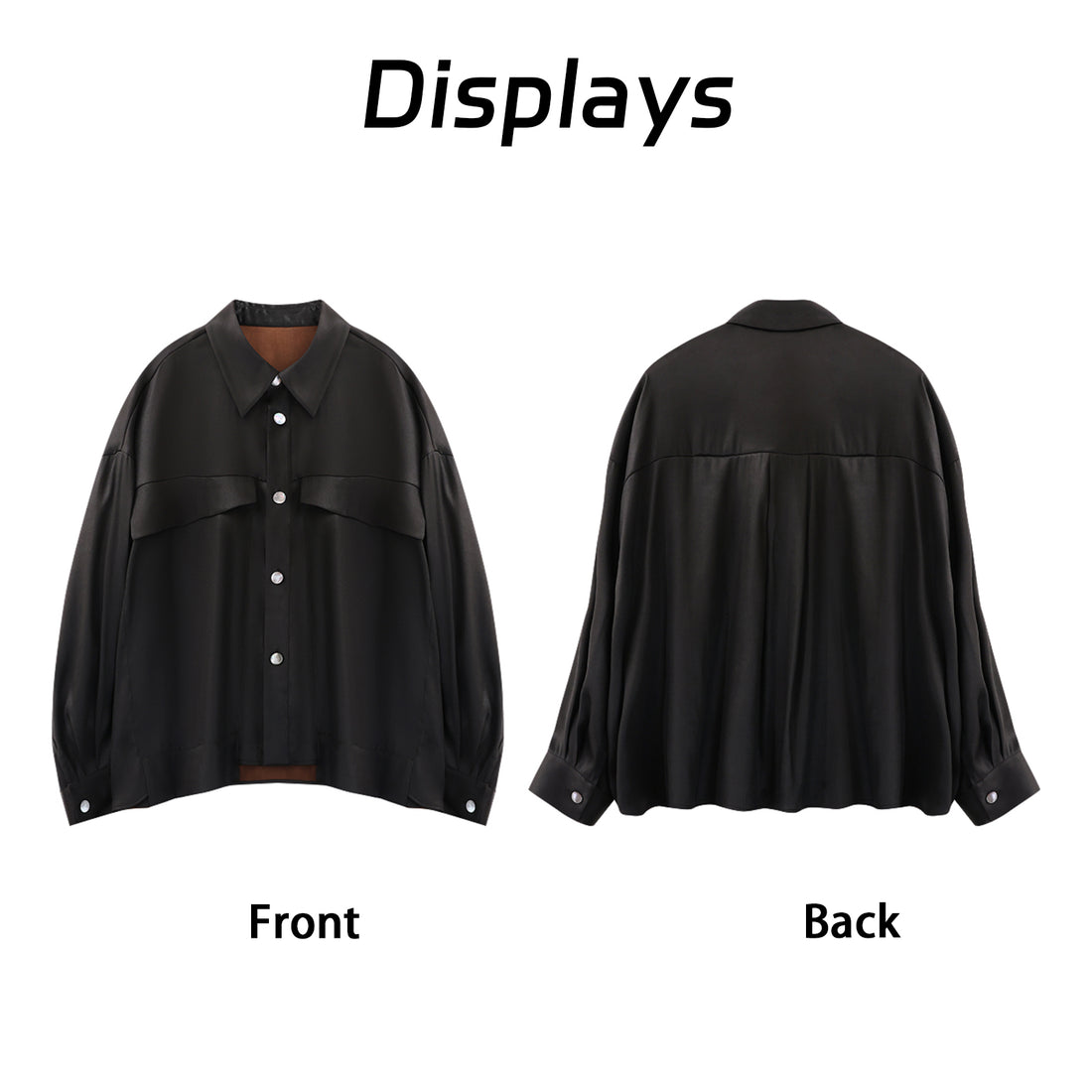 Shirt, Natural Tuberose Dye, Retro Lapel for Elegance Guangdong Black Pearl Gambiered Guangdong Gauze xiangyunsha