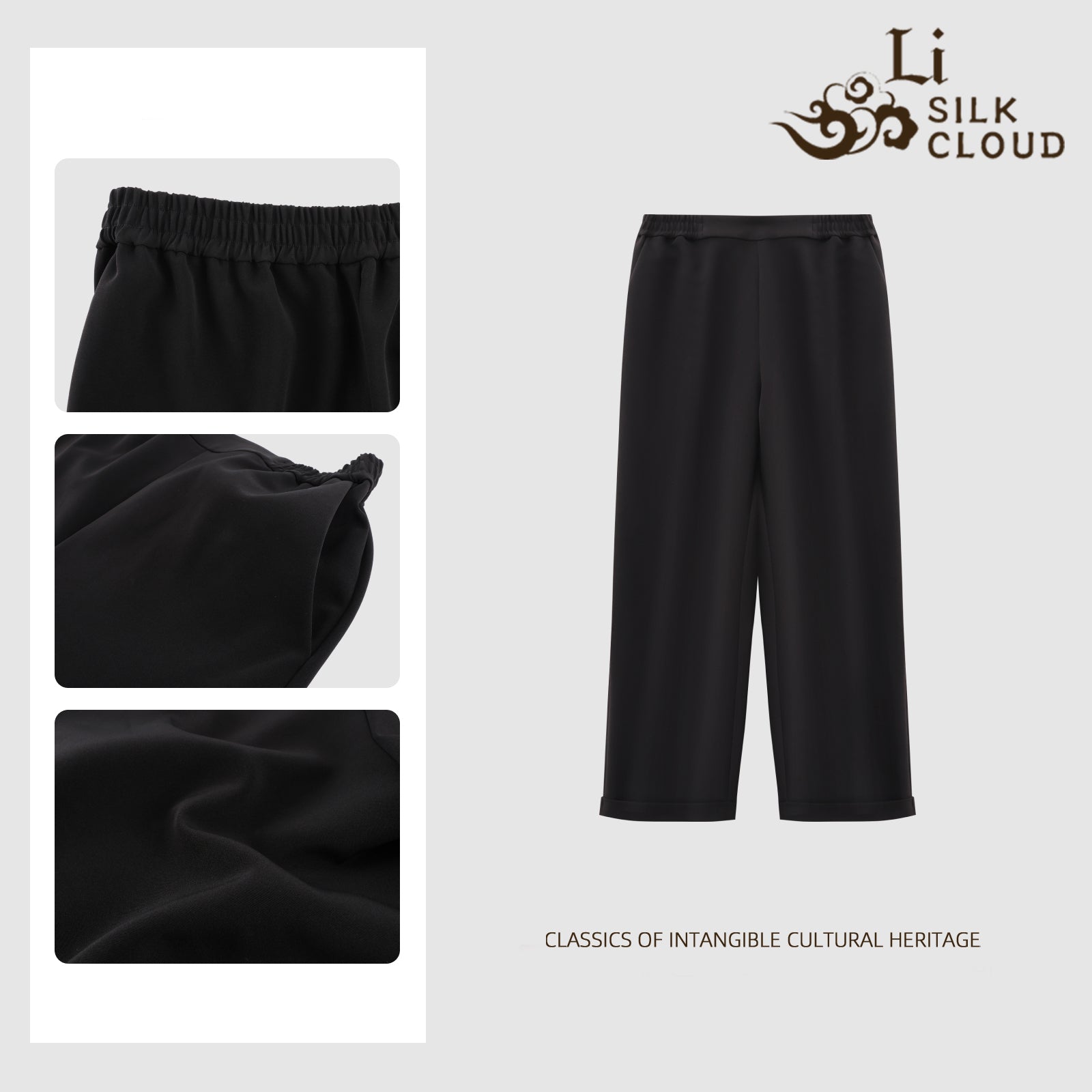 Pants, Multi-Pocket Design, Wear-Resistant & Tough, Top Choice for Outdoor Trips Guangdong Black Pearl Gambiered Guangdong Gauze xiangyunsha