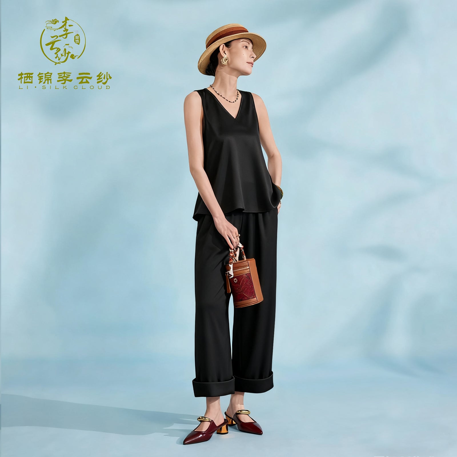 Pants, Multi-Pocket Design, Wear-Resistant & Tough, Top Choice for Outdoor Trips Guangdong Black Pearl Gambiered Guangdong Gauze xiangyunsha