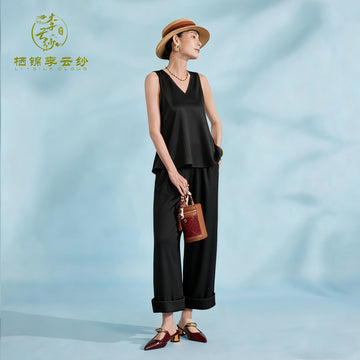 Pants, Multi-Pocket Design, Wear-Resistant & Tough, Top Choice for Outdoor Trips Guangdong Black Pearl Gambiered Guangdong Gauze xiangyunsha