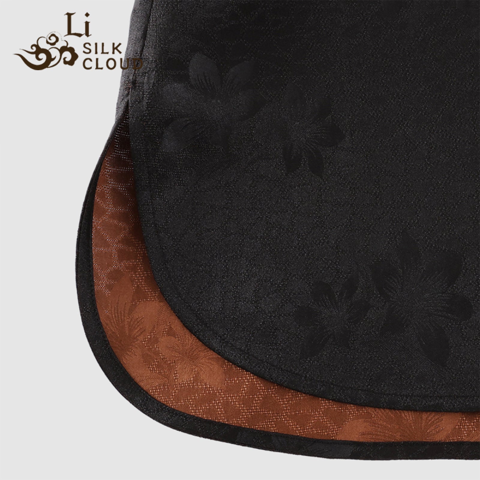 Top, Natural Tuberose Dye, Retro & Elegant Guangdong Black Pearl Gambiered Guangdong Gauze xiangyunsha