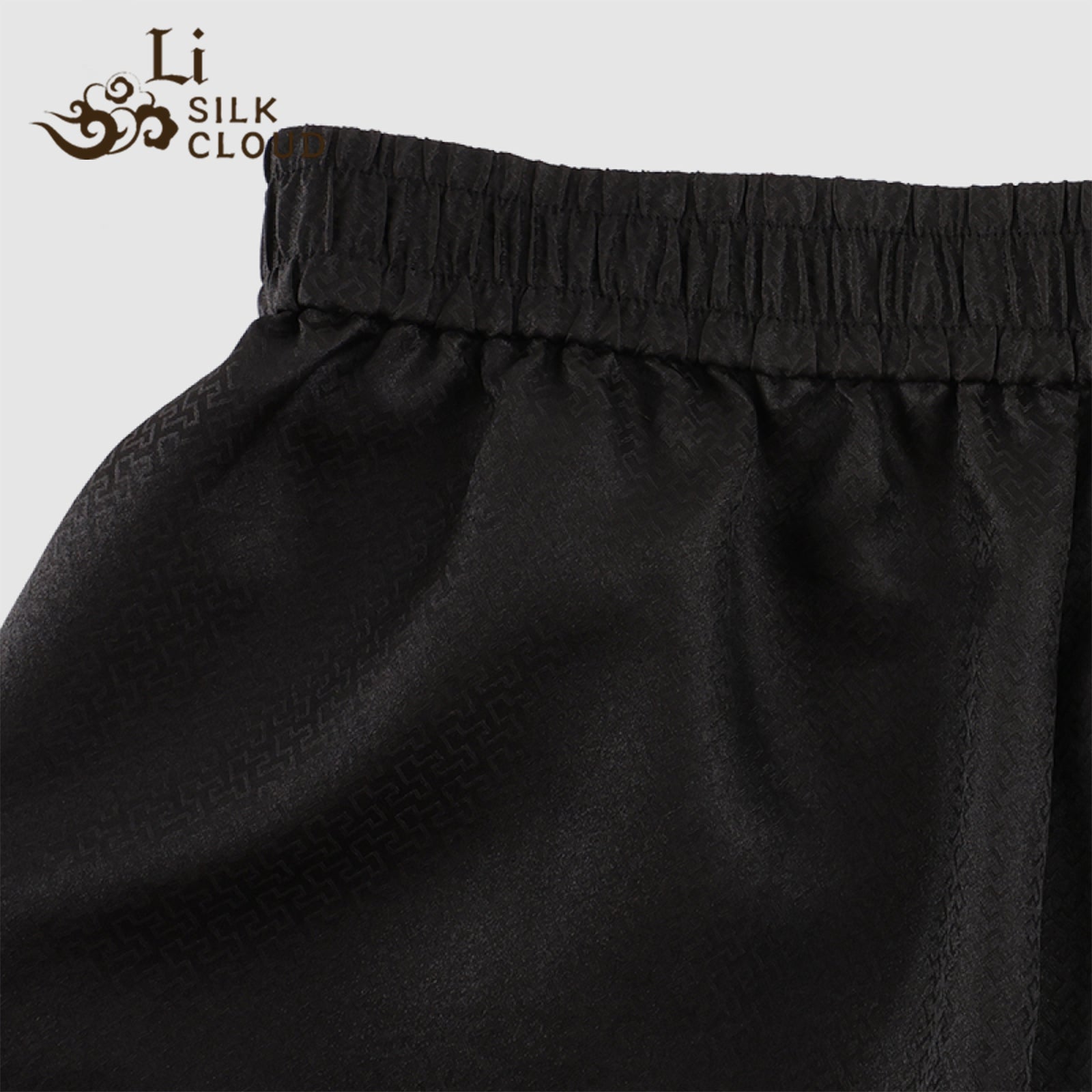 Pants, Plant-Dyed Eco-Fabric, Neat Cutting, Taller Look with Ankles Exposed in Early Autumn Guangdong Black Pearl Gambiered Guangdong Gauze xiangyunsha