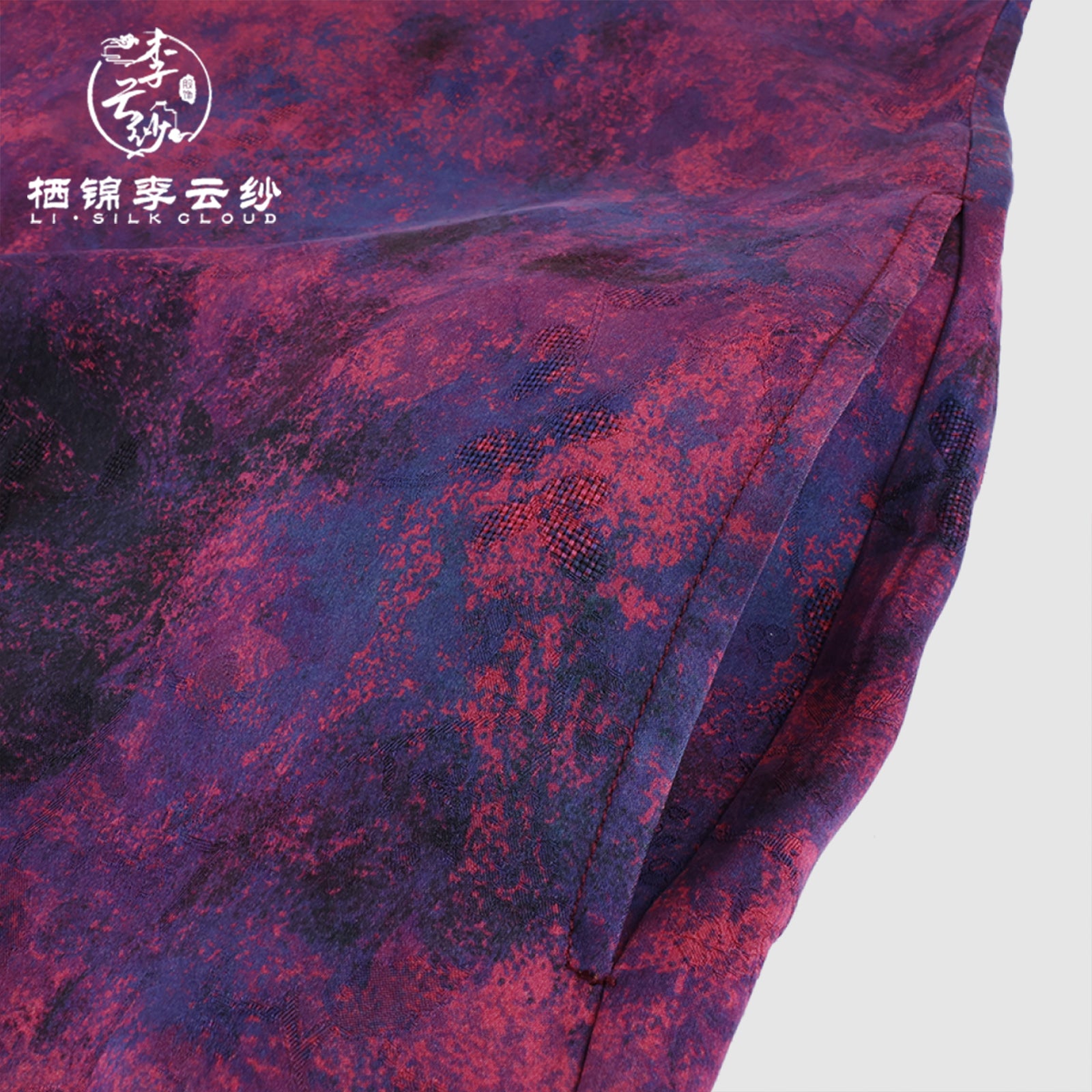 Dress, Neat Cutting, Retro Texture, No Bulk When Layered Under Coats in Late Autumn Guangdong Black Pearl Gambiered Guangdong Gauze xiangyunsha
