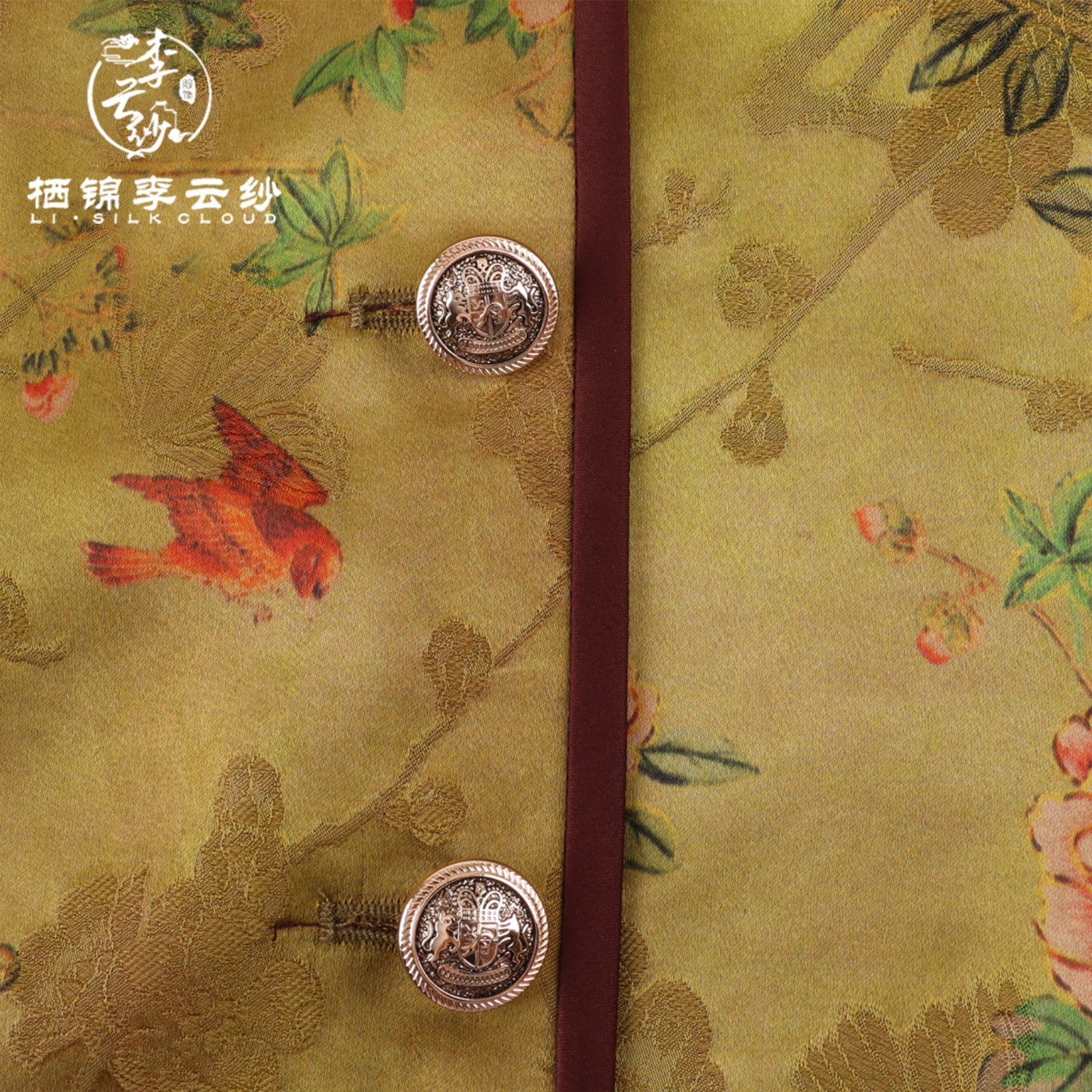 Jacket, Silk Blend, Windproof & Lightweight, Must-Have for Early Autumn Layering Guangdong Black Pearl Gambiered Guangdong Gauze xiangyunsha