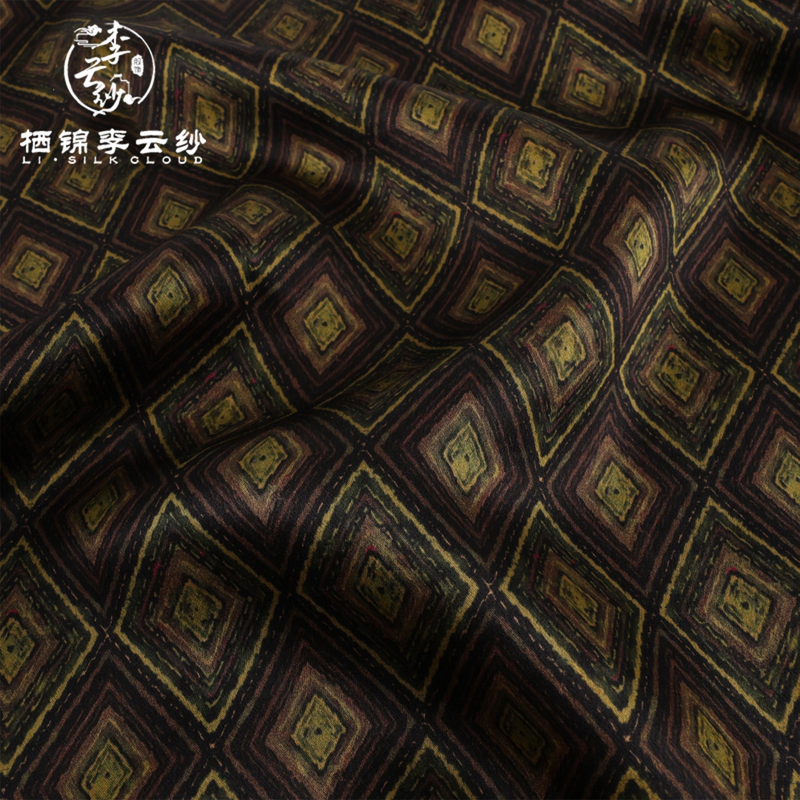 Top, Plant-Dyed Eco-Fabric, Neat Cutting, Slimming & Highlights Shoulders/Neck, Dual-Use for Work & Dates Guangdong Black Pearl Gambiered Guangdong Gauze xiangyunsha