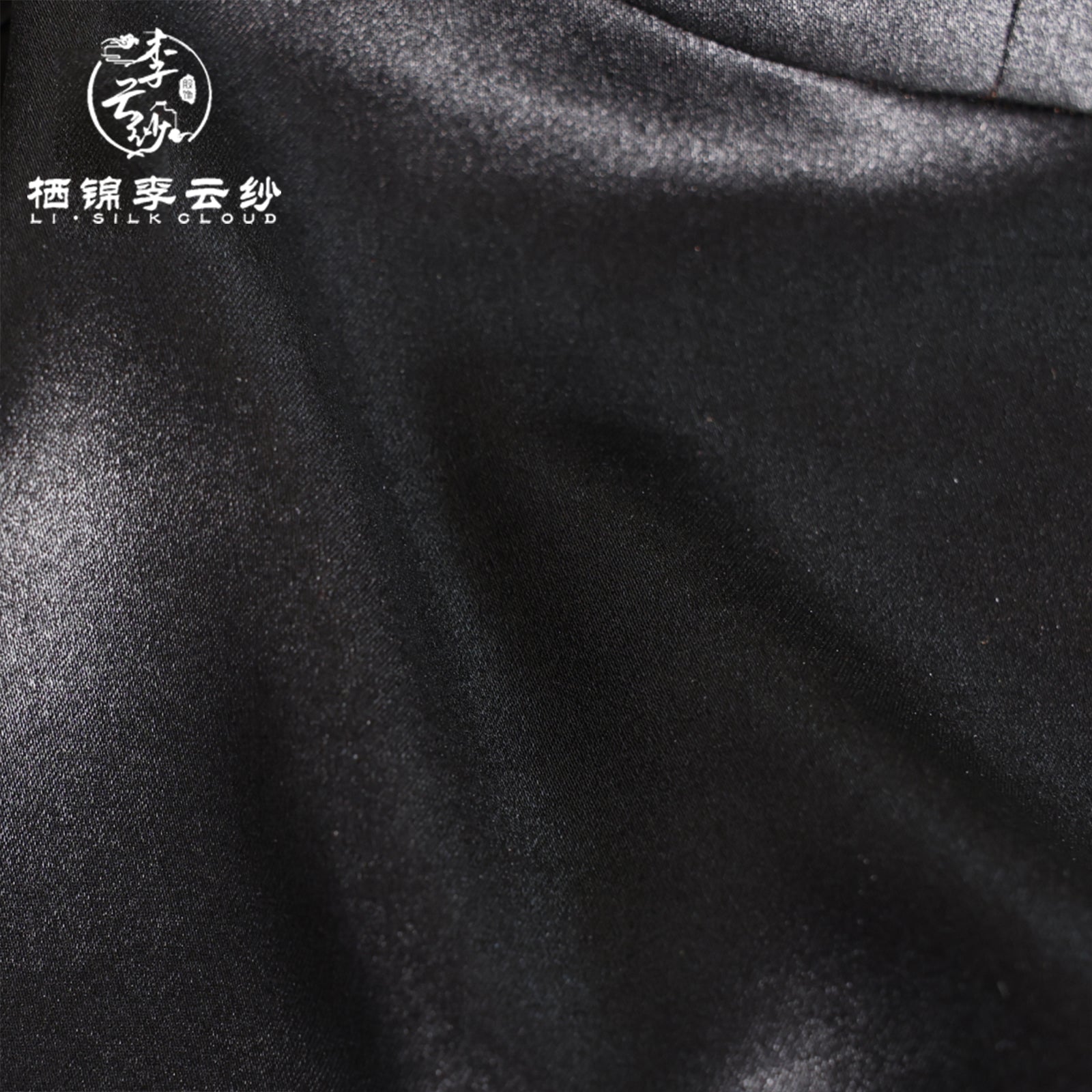 Backless Top Sexy Elegant Silk Blouse，Guangdong Black Pearl Gambiered Guangdong Gauze xiangyunsha