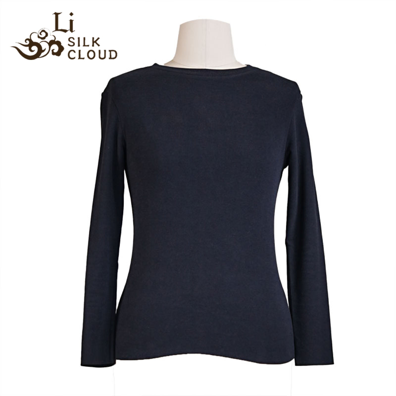 Derong Thermal Long Sleeve Base Layer - Warm & Cozy, Soft Fabric,Guangdong Black Pearl Gambiered Guangdong Gauze xiangyunsha