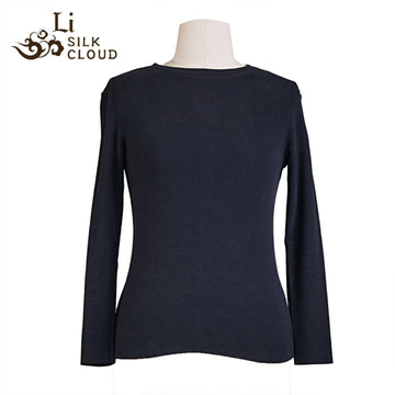 Derong Thermal Long Sleeve Base Layer - Warm & Cozy, Soft Fabric,Guangdong Black Pearl Gambiered Guangdong Gauze xiangyunsha
