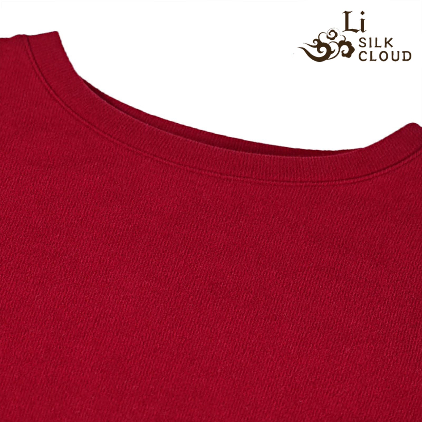 Derong Thermal Long Sleeve Base Layer - Warm & Cozy, Soft Fabric,Guangdong Black Pearl Gambiered Guangdong Gauze xiangyunsha