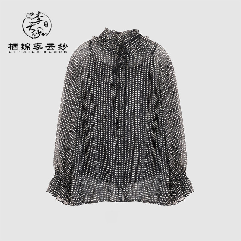 LI SILK CLOUD 2026 Arrival Xiangyunsha Mulberry Silk Women's Clothing Elegant Dresses Blouses Skirts Pants Casual Elegant Wear
