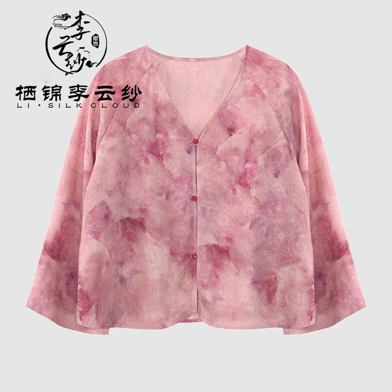 LI SILK CLOUD 2026 Arrival Xiangyunsha Mulberry Silk Women's Clothing Elegant Dresses Blouses Skirts Pants Casual Elegant Wear