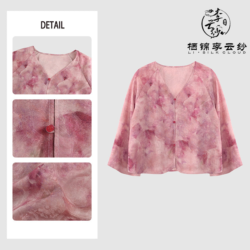 LI SILK CLOUD 2026 Arrival Xiangyunsha Mulberry Silk Women's Clothing Elegant Dresses Blouses Skirts Pants Casual Elegant Wear