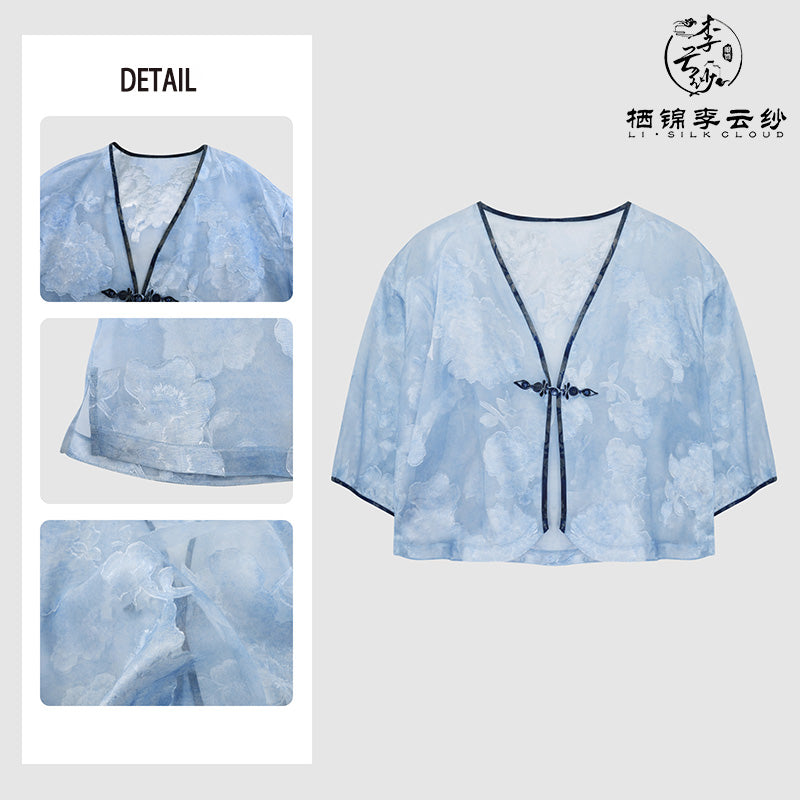 LI SILK CLOUD 2026 Arrival Xiangyunsha Mulberry Silk Women's Clothing Elegant Dresses Blouses Skirts Pants Casual Elegant Wear
