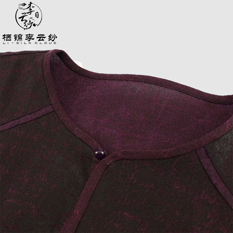New Winter Xiangyunsha Coat - Chinese Style, Warm Lining, Guangdong Black Pearl Gambiered  Cold-Weather Outerwear