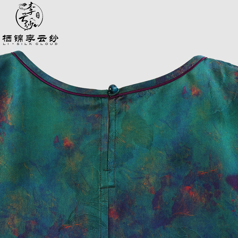 LI SILK CLOUD Xiangyunsha Silk Top for Women Sleeveless Tank Top Dress 2026 Woman Loose Summer Dresses Elegant Woman Clothes