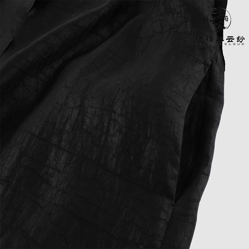 LI SILK CLOUD 100% Mulberry Silk Xiangyunsha Outerwear - Chinese Classic Style, Vintage Prints, Lightweight Outerwear