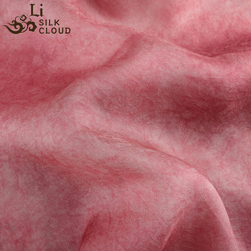 Handmade Traditional Natural Dyed Silk-LI SILK CLOUD Dress Draping Slim-fit Versatile Mulberry Silk Autumn Midi Dress