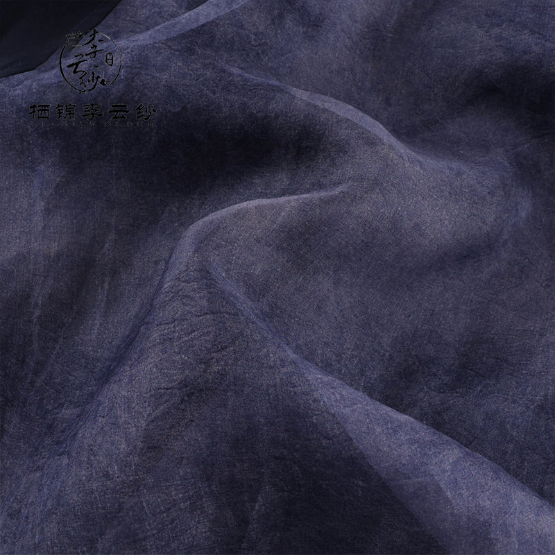 LI SILK CLOUD Handcrafted Plus Size Xiangyunsha Silk Dress Midi Skirt for Women Loose Breathable Summer Elegant Women's Clothes