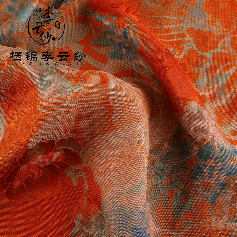 LI SILK CLOUD Silk Xiangyunsha Silk Mulberry Premium Handmade Fall Dress for Women Loose Strapless Dresses Elegant Woman Clothes
