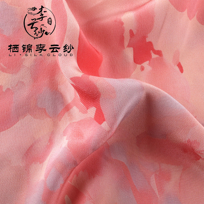 LI SILK CLOUD Silk Xiangyunsha Silk Mulberry Premium Handmade Fall Dress for Women Loose Strapless Dresses Elegant Woman Clothes