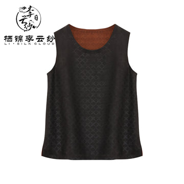 LI SILK CLOUD Xiangyunsha Silk Dresses for Women Sleeveless Tank Top Dress 2026 Woman Loose Summer Dresses Elegant Woman Clothes