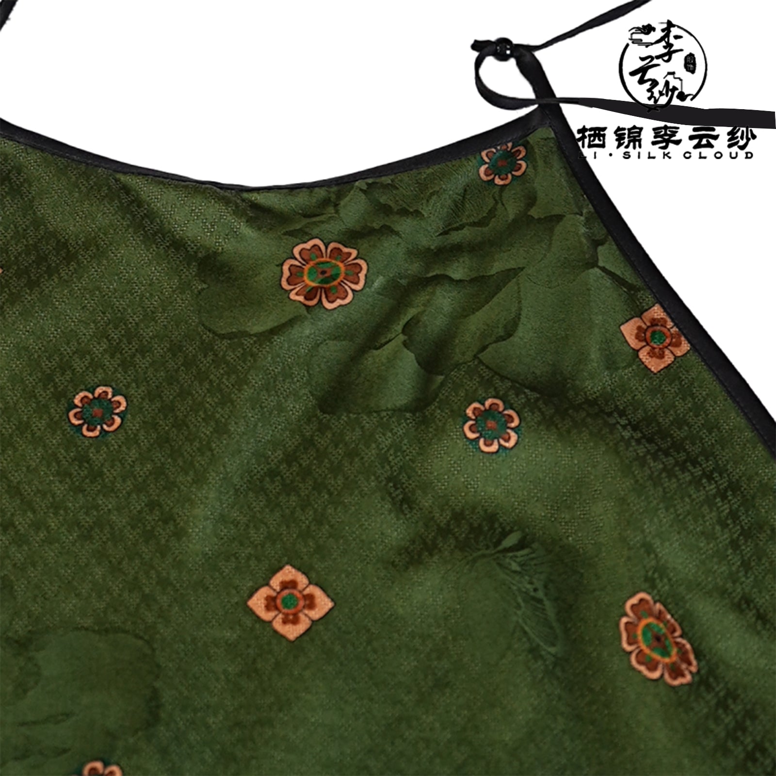 Xiangyunsha Silk Vest . Chinese Vintage Style   Guangdong Black Pear Gambiered Guangdong Gauze xiangyunsha