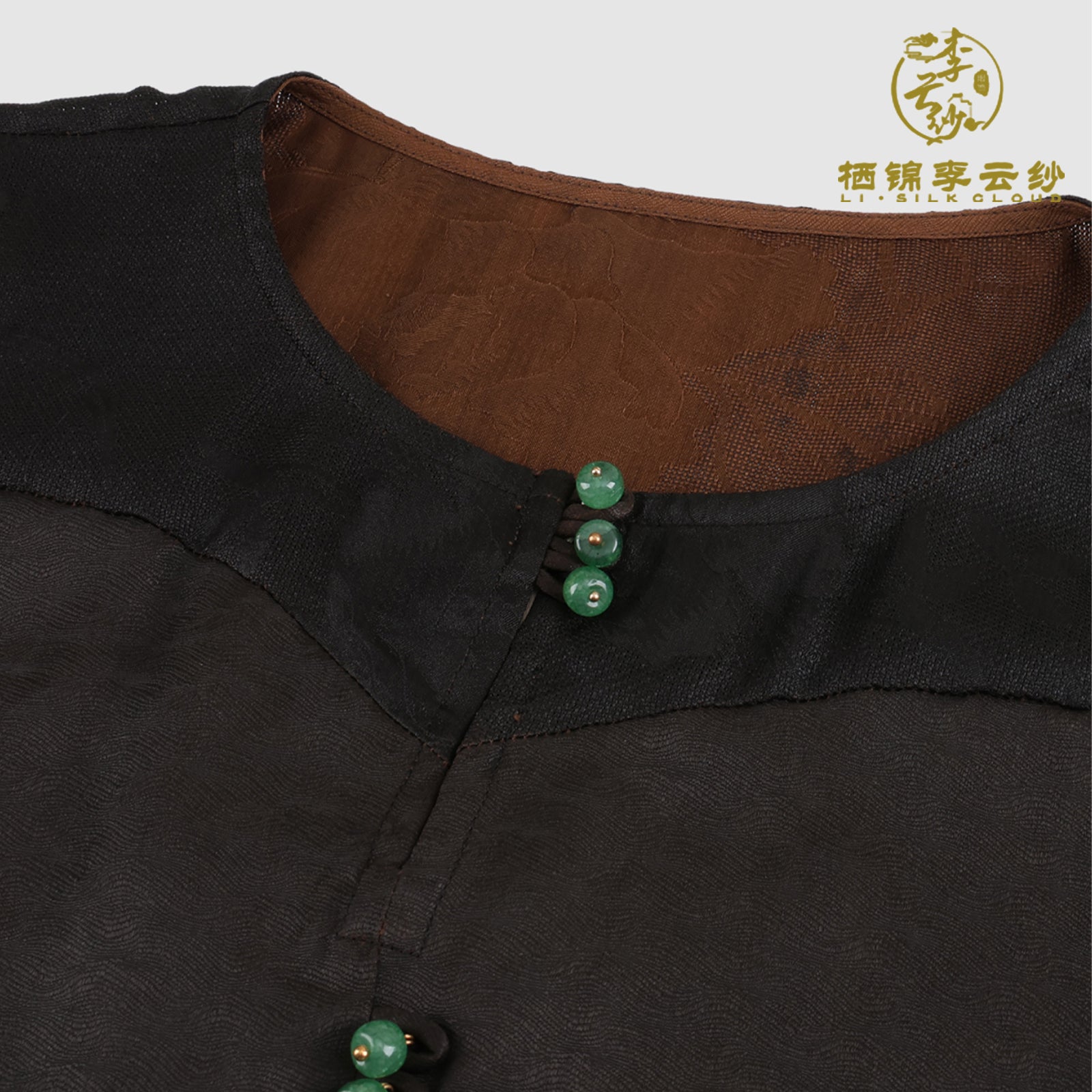 Camisole - Tie Detail Sleeveless Top, Soft Silk Fabric, Traditional Guangdong Black Pearl Gambiered Guangdong Gauze xiangyunsha