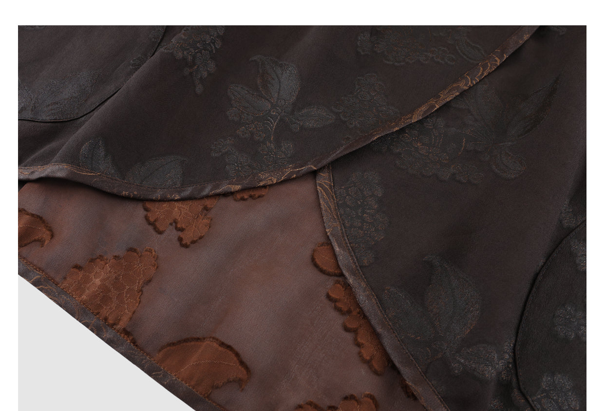 Outerwear - Light & Breathable, Soft Skin-Friendly Fabric, Tradition Guangdong Black Pearl Gambiered Guangdong Gauze xiangyunsha