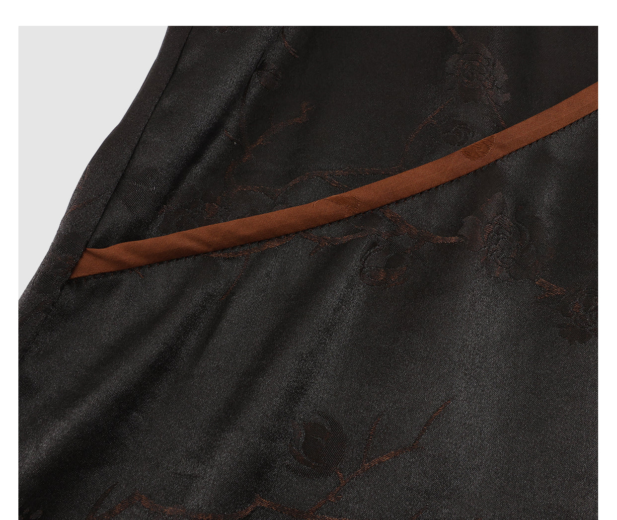 Vest - Glossy Lustrous Fabric, Skin-Friendly Silk, Elegant Oriental Guangdong Black Pearl Gambiered Guangdong Gauze xiangyunsha