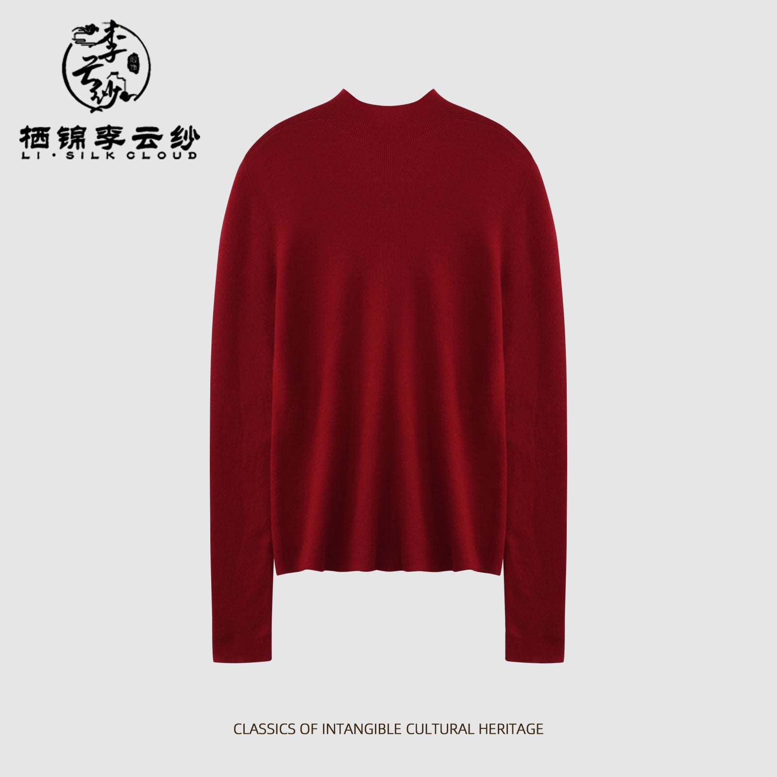Guangdong Black Pearl Gambiered Guangdong Gauze xiangyunsha Top, Soft Skin-Friendly & Non-Irritating to Neck, Warm & Heat-Retaining, Gentle for Early Autumn Outer Wear, Non-Bulky for Late Autumn Layering