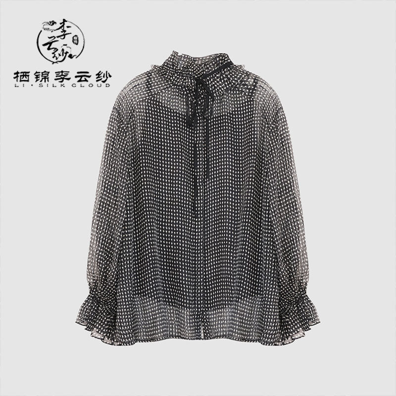 LI SILK CLOUD 2026 Arrival Xiangyunsha Mulberry Silk Women's Clothing Elegant Dresses Blouses Skirts Pants Casual Elegant Wear