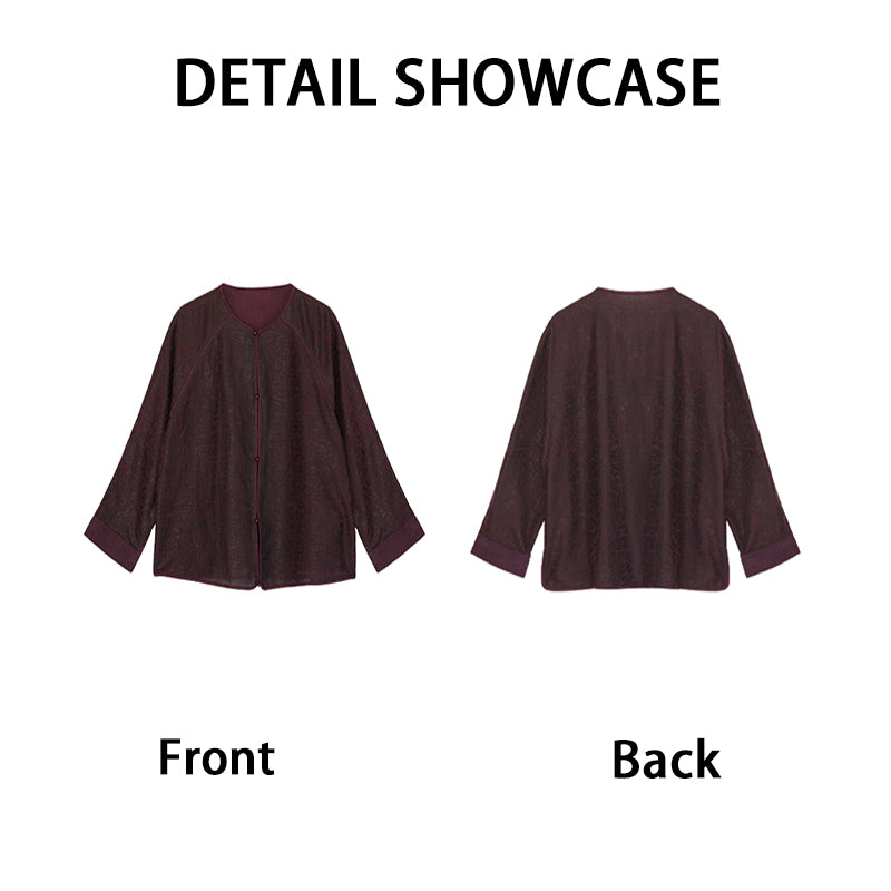 New Winter Xiangyunsha Coat - Chinese Style, Warm Lining, Guangdong Black Pearl Gambiered  Cold-Weather Outerwear