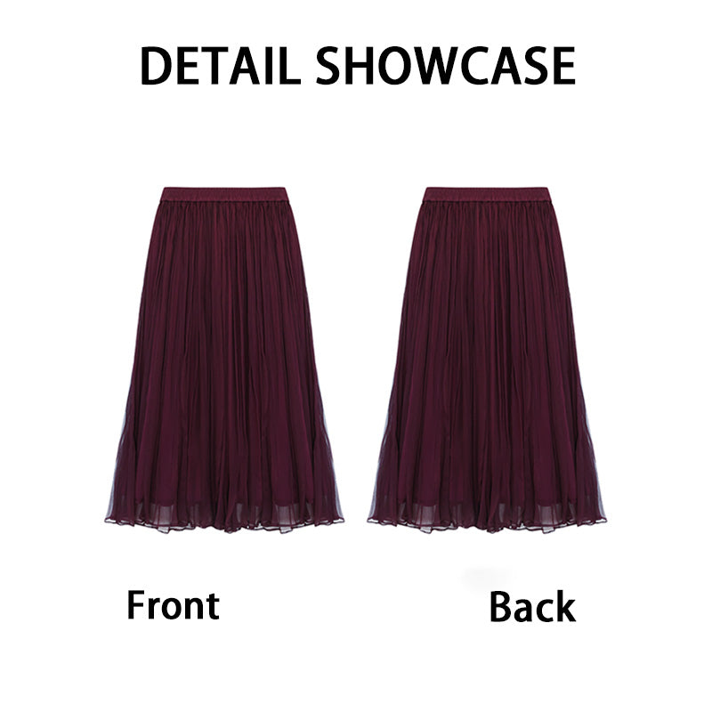LI SILK CLOUD Handcrafted Plus Size Xiangyunsha Silk Dress Midi Skirt for Women Loose Breathable Summer Elegant Women's Clothes