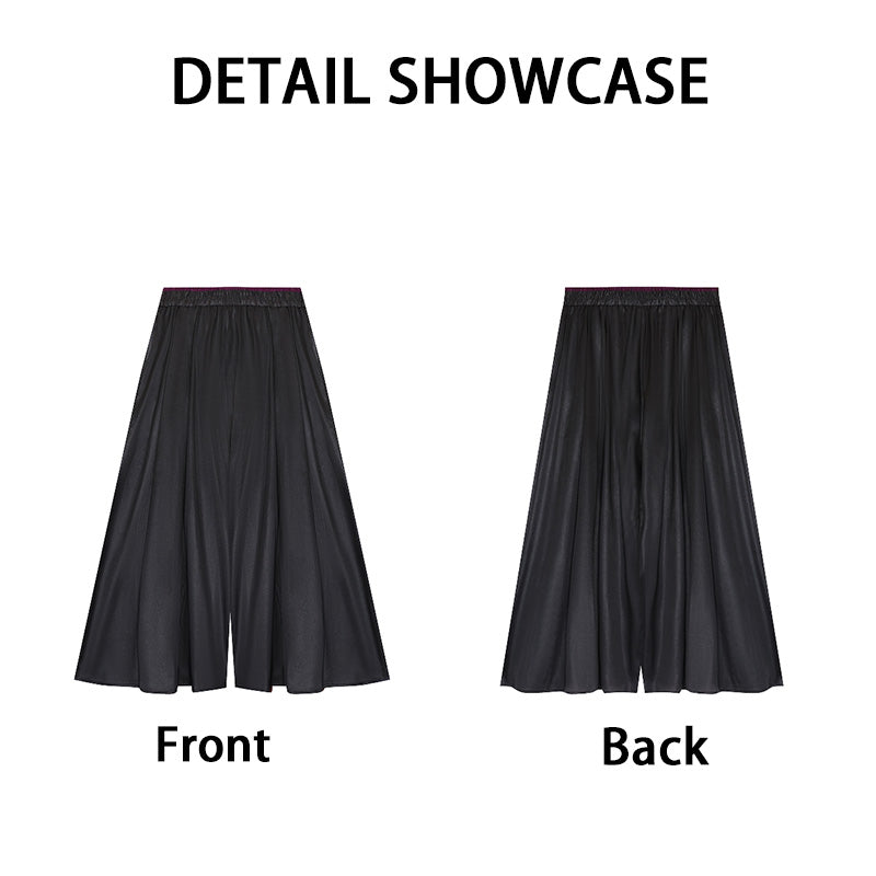 LI SILK CLOUD Pants Hand-dyed Draping High Waist Autumn Casual Trousers